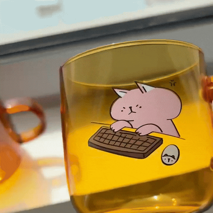 Yellow Cup - Cat Rage Quit