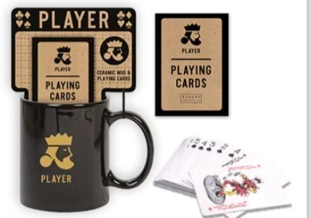 Ceramic Mug and Playing Card Gift Set