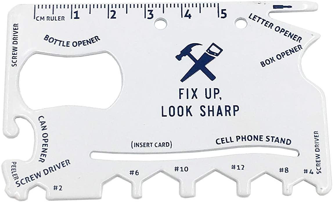 Enamel Mug and Credit Card Tool Gift Set
