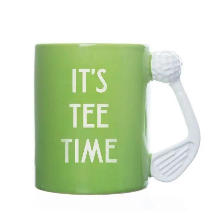 Golf Mug Its Tee Time