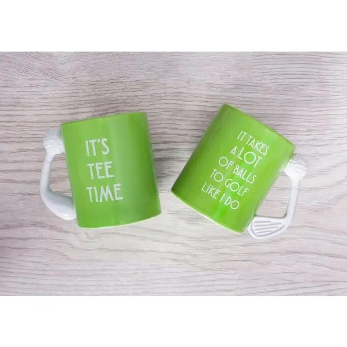 Golf Mug Its Tee Time