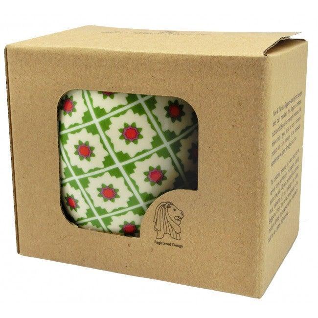 Peranakan Green Ceramic Mug