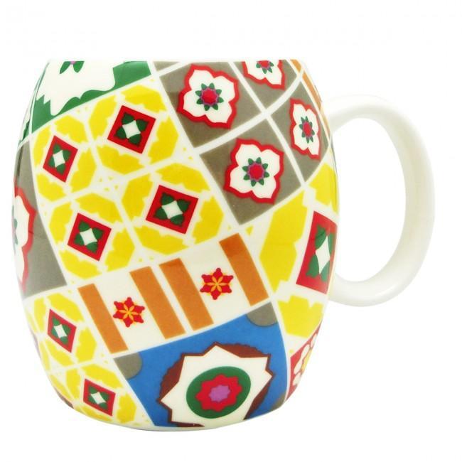 Peranakan Mix Ceramic Mug Diagonal