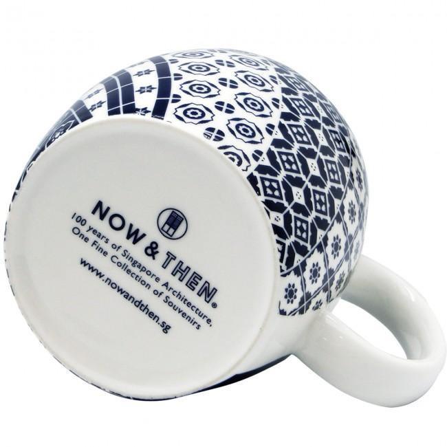 Peranakan Navy Blue Ceramic Mug