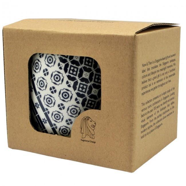 Peranakan Navy Blue Ceramic Mug