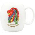 Peranakan White Ceramic Mug