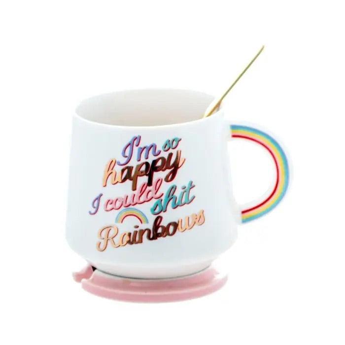 Rainbow Mug - I'm So Happy