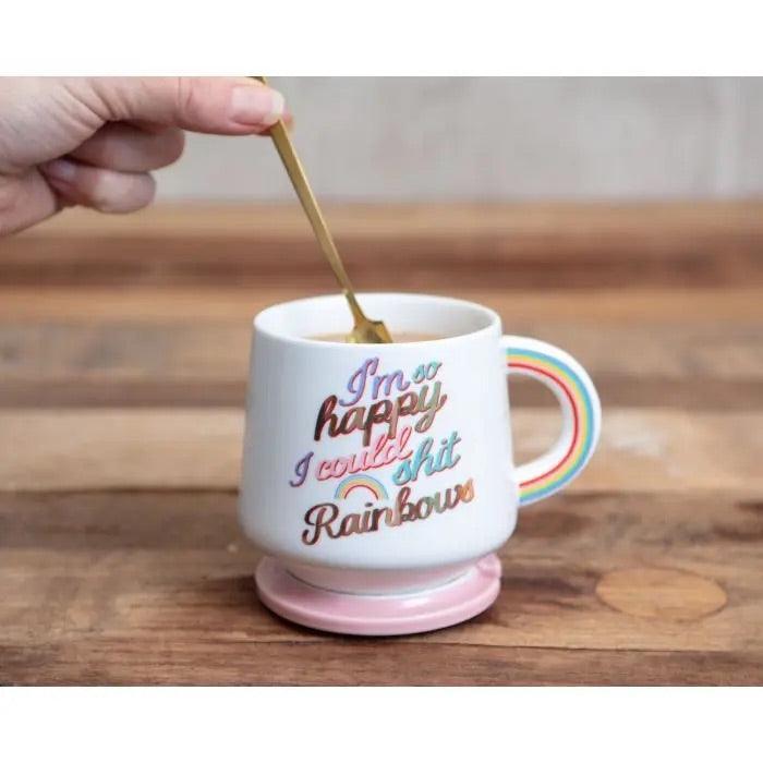 Rainbow Mug - I'm So Happy