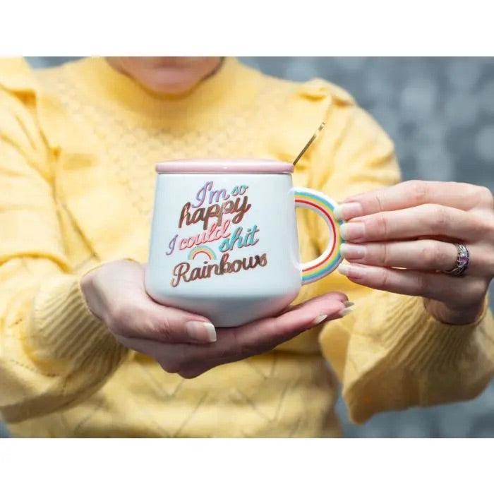 Rainbow Mug - I'm So Happy