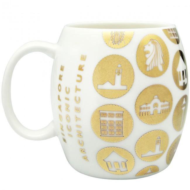Starburst Gold Ceramic Mug