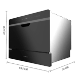Bolero Aguazero 2500 S-BI Black Glass - Image 4