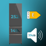 Bolero CoolMarket Combi FD 400 Grey Glass E - Image 4