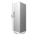 Bolero CoolMarket UF 273 inox E - Image 3