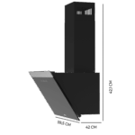 Bolero Flux DT 606500 Glass Black A - Image 3