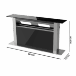 Bolero Flux ET 608000 Glass Black A++ - Imagen 3