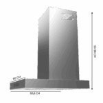 Bolero Flux TT 608000 Slim Glass Black A++ - Imagen 3