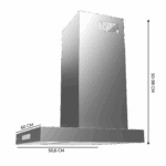 Bolero Flux TT 608000 Slim Glass White A++ - Imagen 3