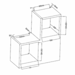 Bolero Hexa AF326000 Glass Black A - Imagen 5